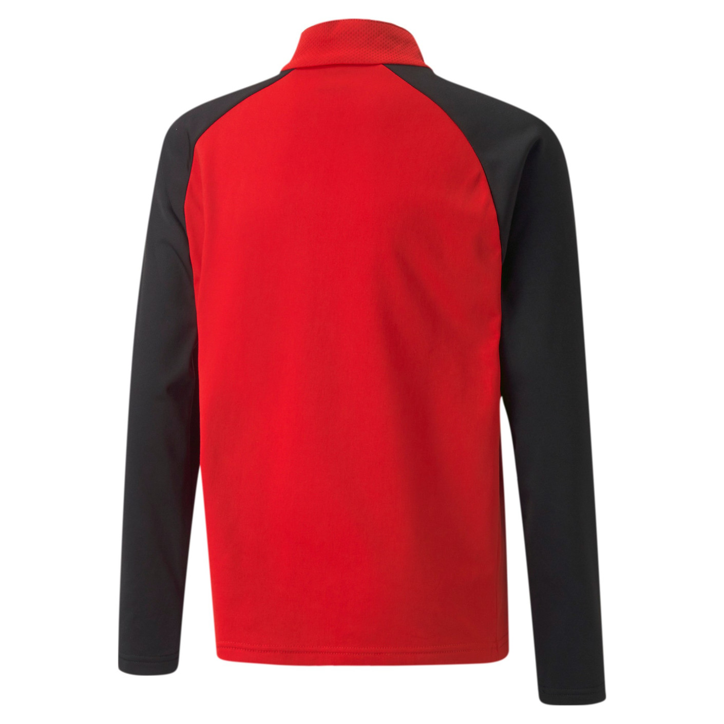 PUMA teamLIGA Trainingstrui 1/4-Zip Kids Rood Zwart