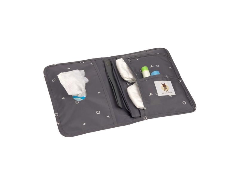 Lässig Wickelunterlage Changing Pouch Universe Anthracite 1 Windeltasche mit Wickelunterlage für unterwegs