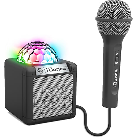 iDance Cube Sing Bluetooth Karaoke Højttaler - Sort