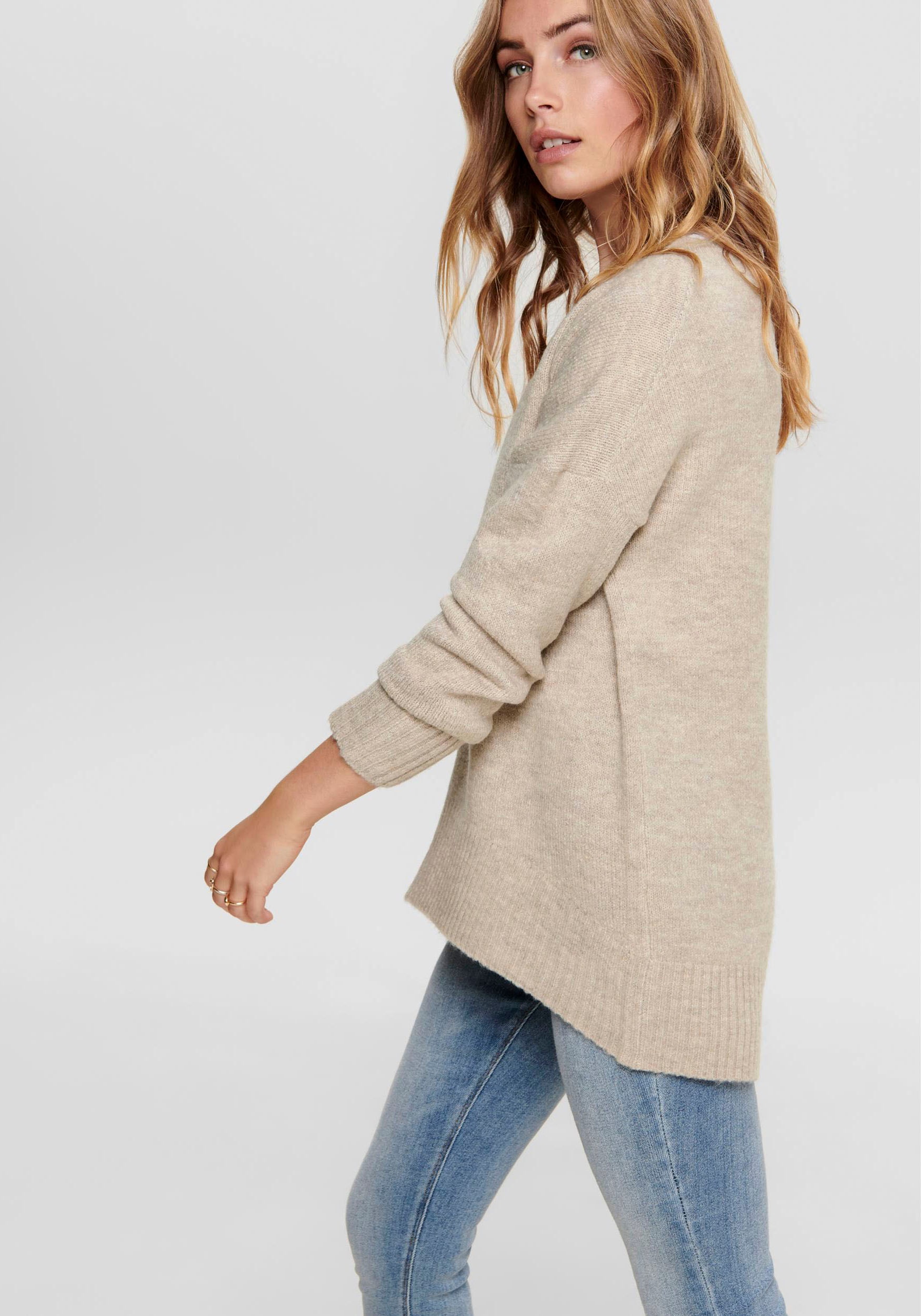 ONLY Rundhalspullover »ONLNANJING L/S PULLOVER KNT NOOS«