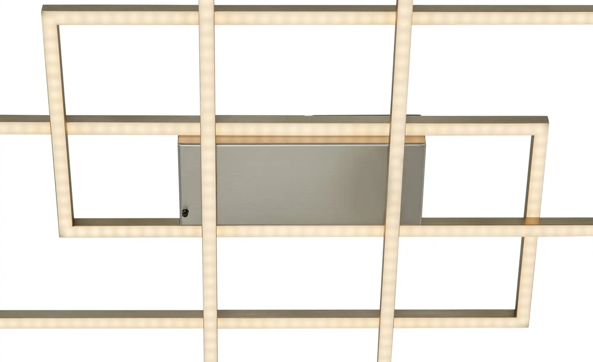 KHG LED-Deckenleuchte, 3-flammig, Aluminium gebürstet