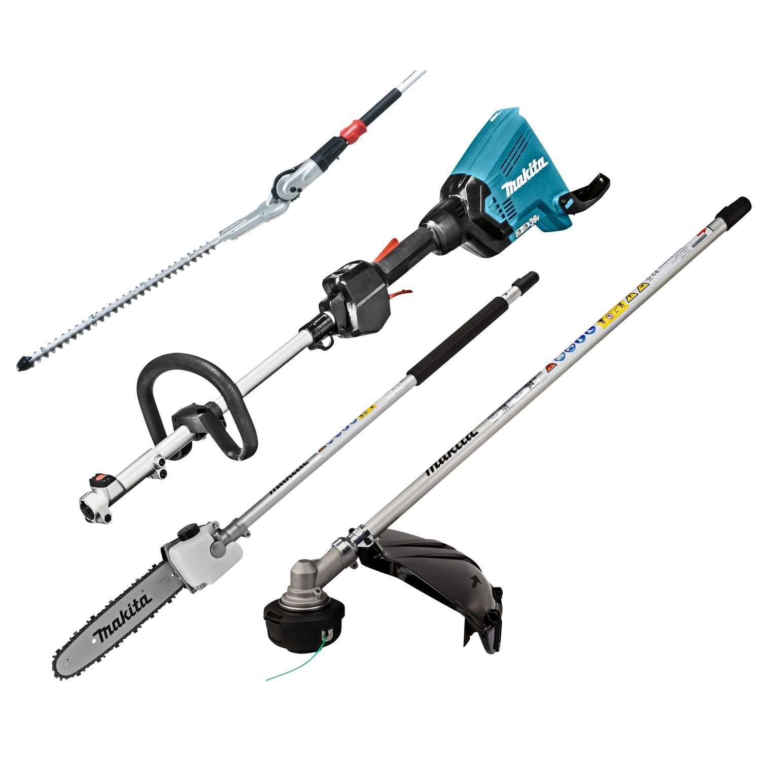 Makita DUX60ZX11 Accu Combisysteem   Bosmaaier, Kettingzaag & Heggenschaar 2x18V Basic Body