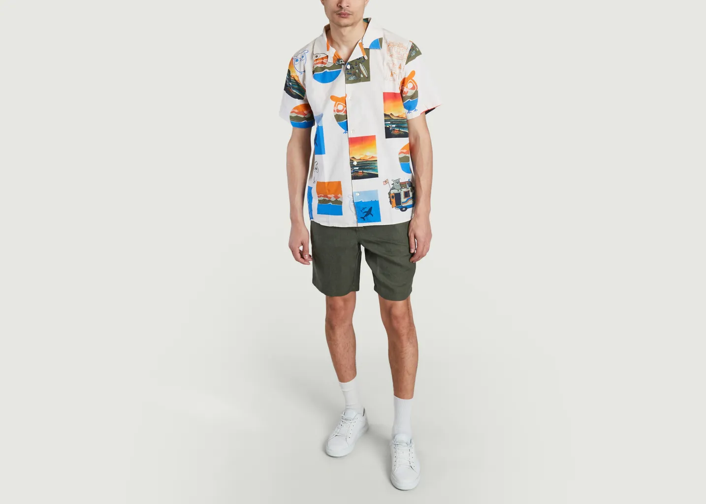 Short loose en lin bio KCA