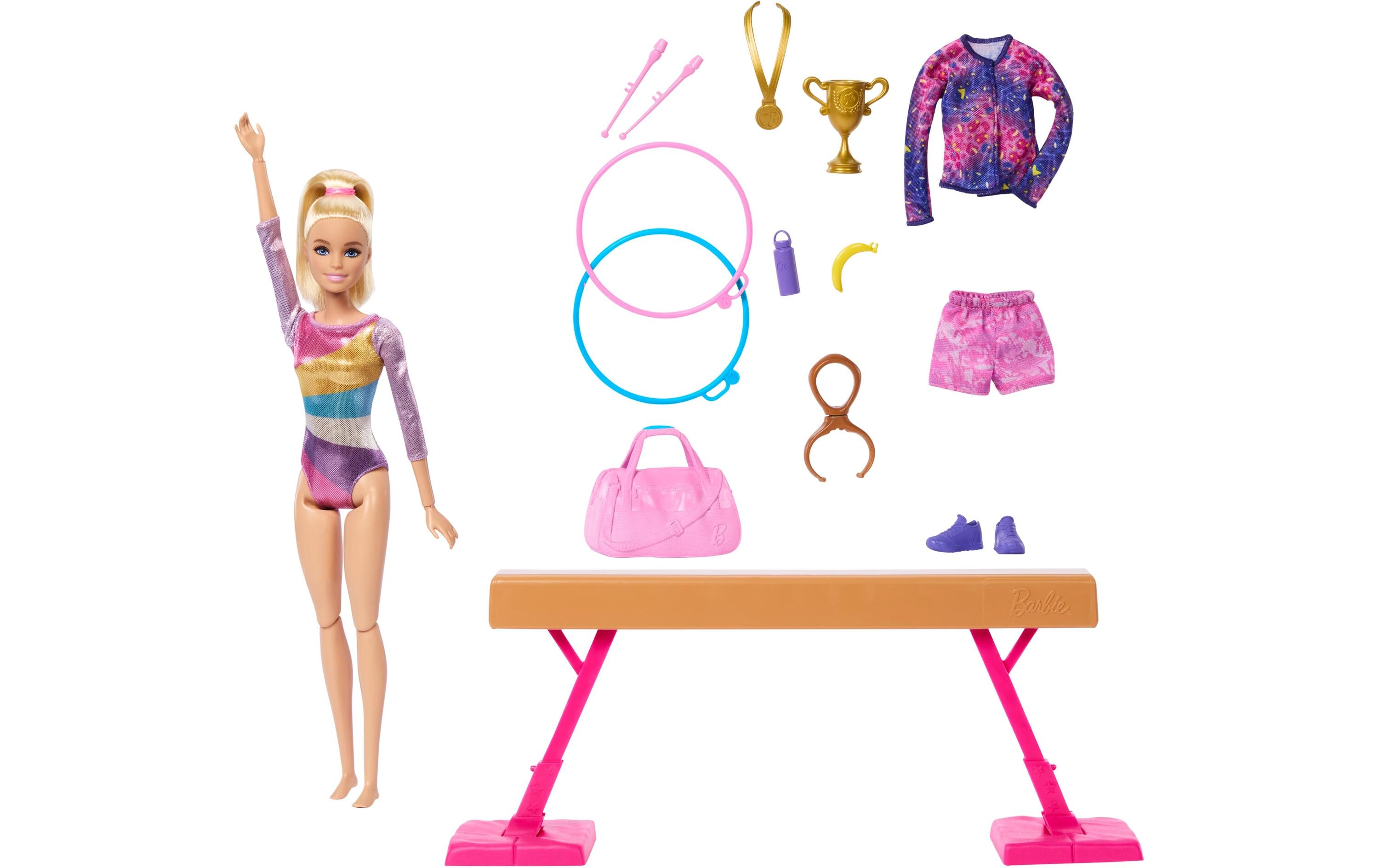 Spielset Barbie Refresh GymnasticsOlympische Spiele-Spielset für siegreiche Geschichten