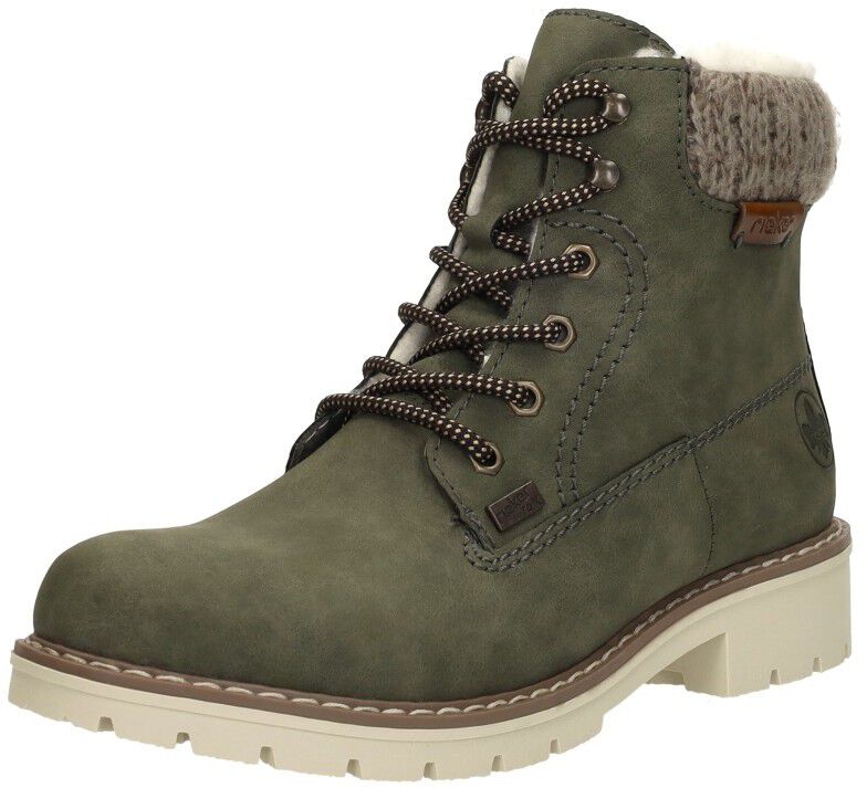 Rieker Veterschoenen Hoog groen