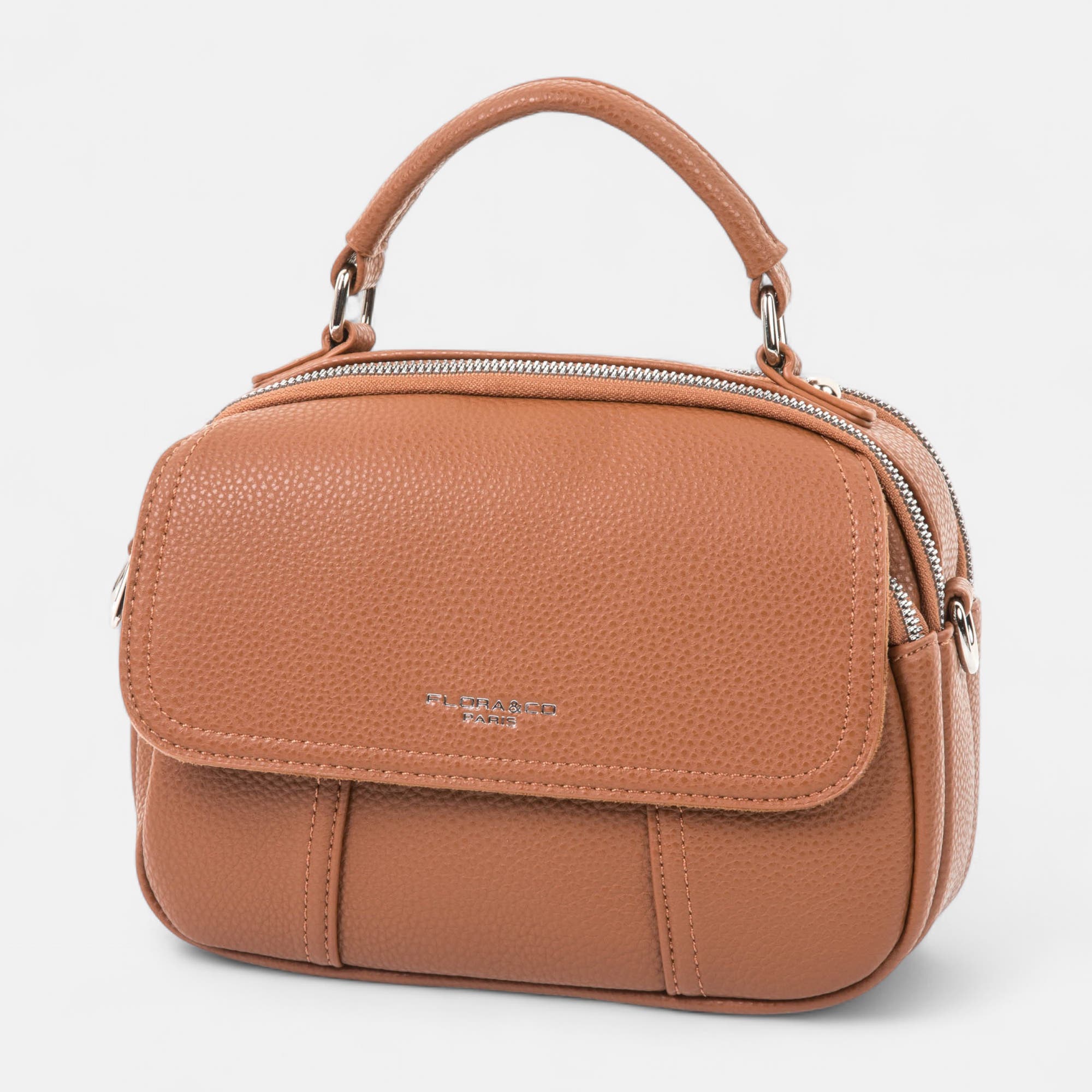 Sac bandoulière cognac