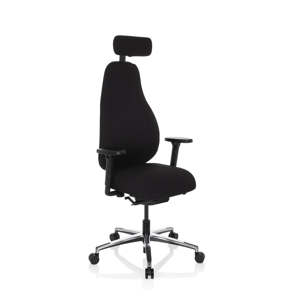 High End Bürostuhl RESISTIO Stoff mit Armlehnen (höhenverstellbar) hjh OFFICE
