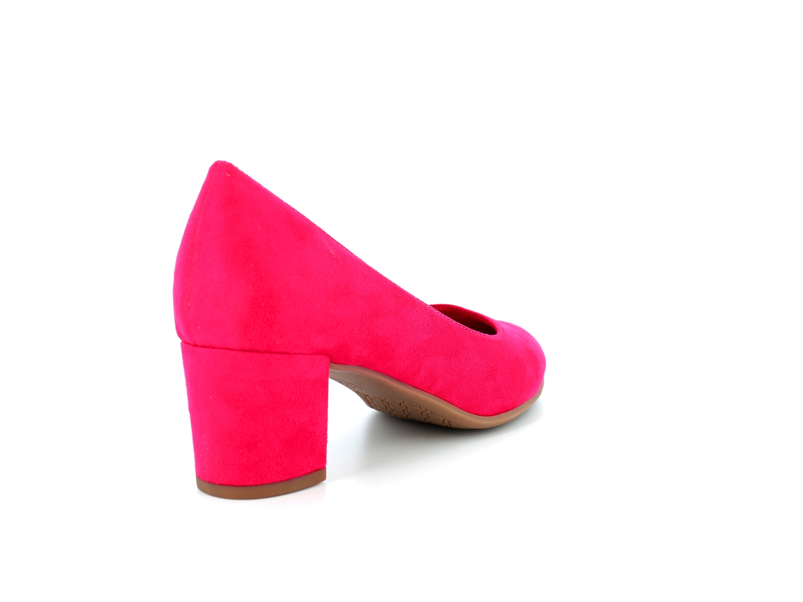 Jana  shoes-22478 velours Fushia