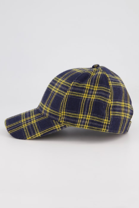 Basecap, Karomuster, weitenverstellbar, Schirmmütze