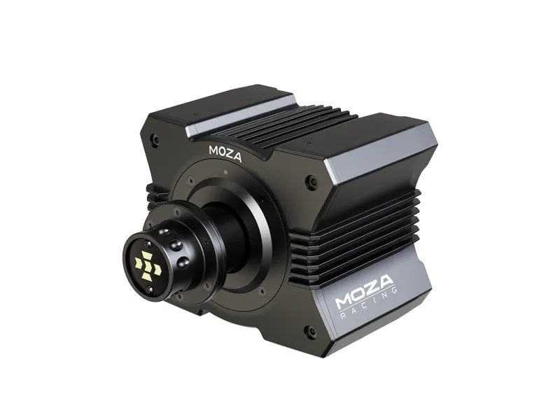 Moza Racing RS20, Rat   Pedaler, PC, Ledningsført, Sort, Stål, Aluminium, Læder