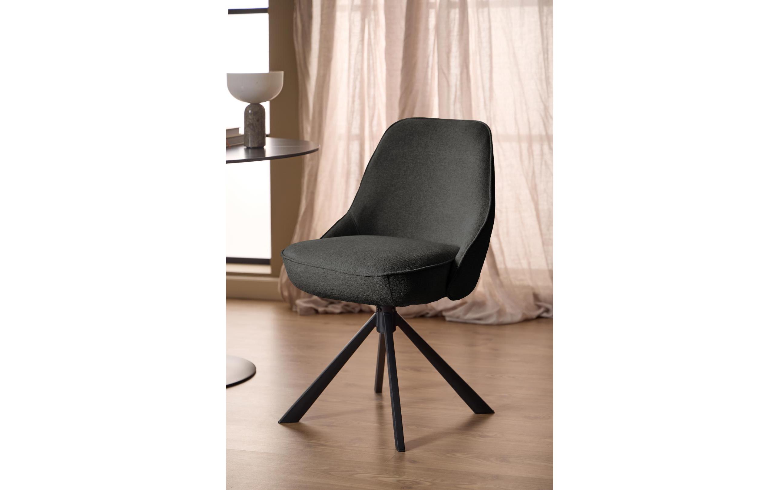 Stuhl Carlton 2 Stück, Grau<br>Esszimmerstuhl mit ergonomischem Sitz