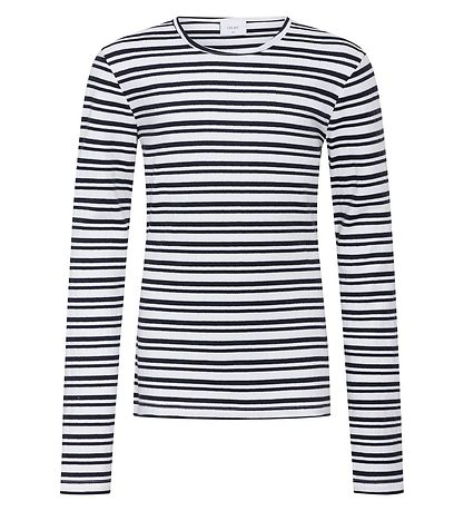 Grønt Bluse - Dopim - Navy Stripe