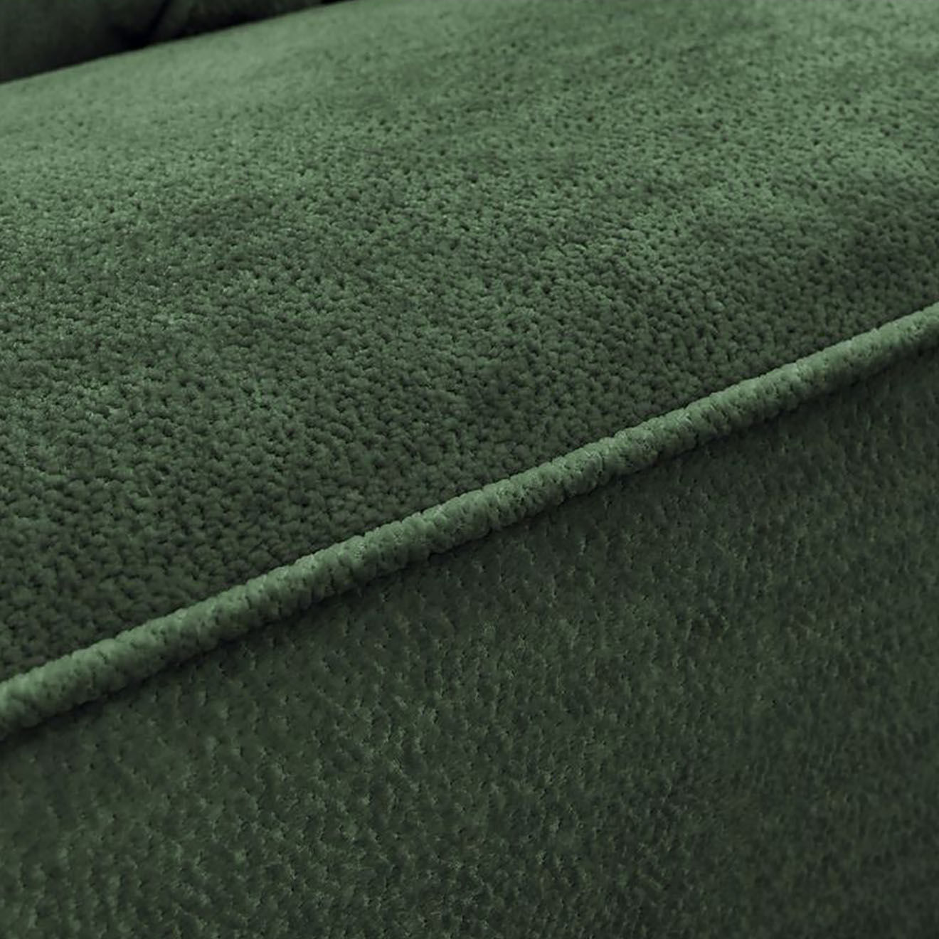 Bobochic Canapé convertible coffre ezechiel vert - 265x109x82 cm