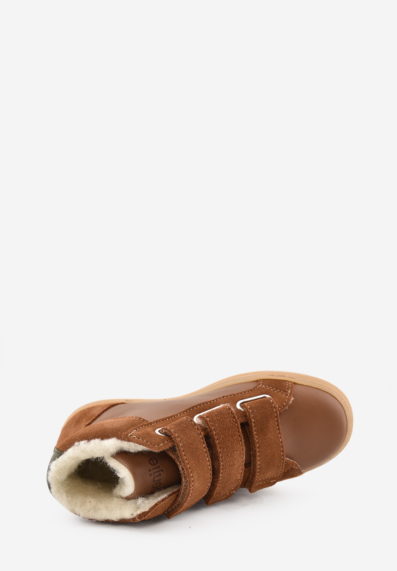 Laax logo Wollfutter Kinder Cognac Kaki