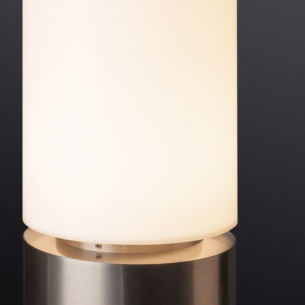 Rox Acryl 90-polige padverlichting in zilver E27 IP44