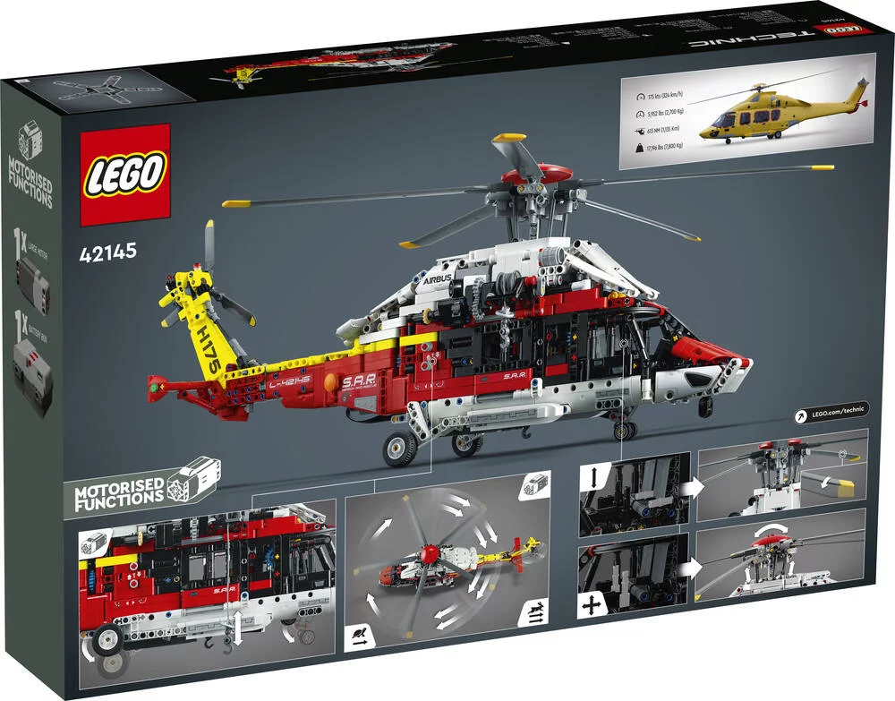 LEGO®TECHNIC 42145 - L’HELICOPTERE DE SECOURS AIRBUS H175