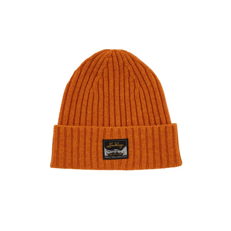 Lundhags Knak Wool Beanie Burnt Orange