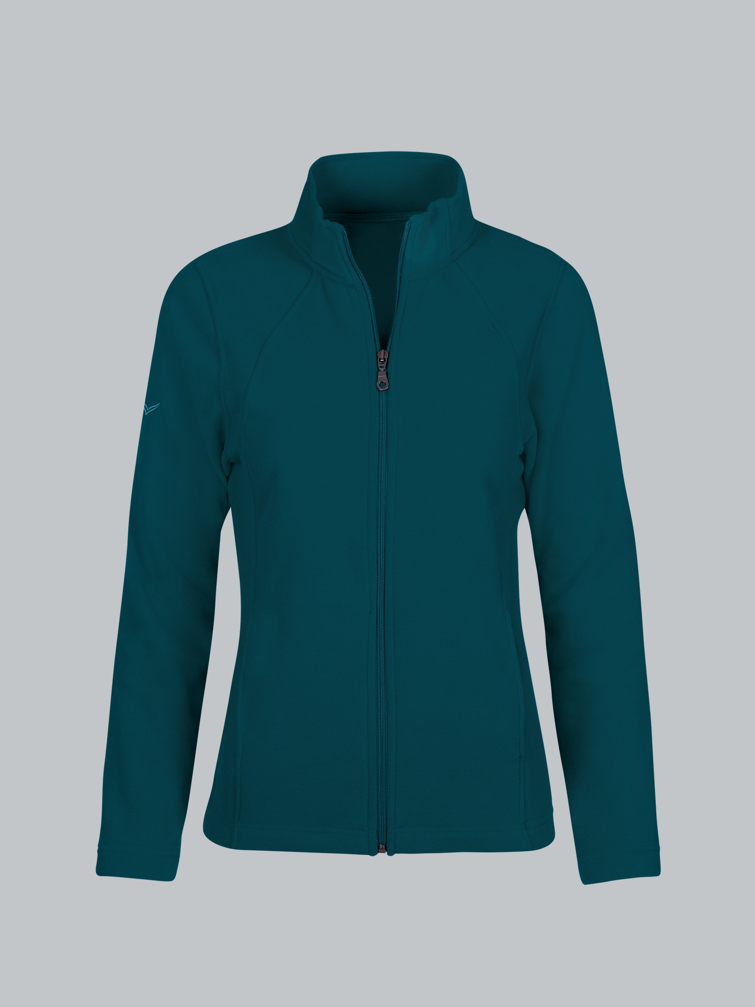 Taillierte Fleecejacke Saphir