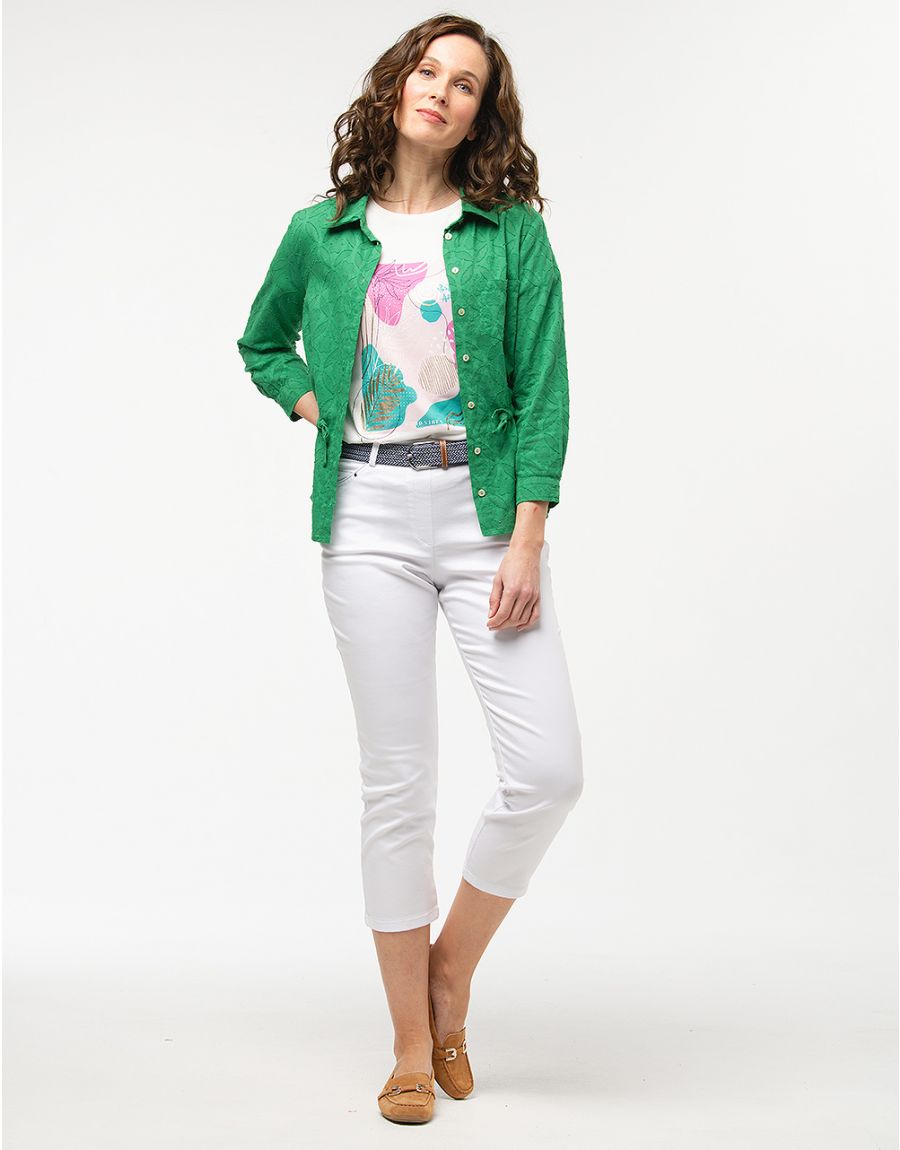 Veste chemise verte