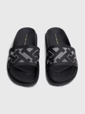 Sandálias rasteiras de couro Tommy Hilfiger x Vacation Elevated