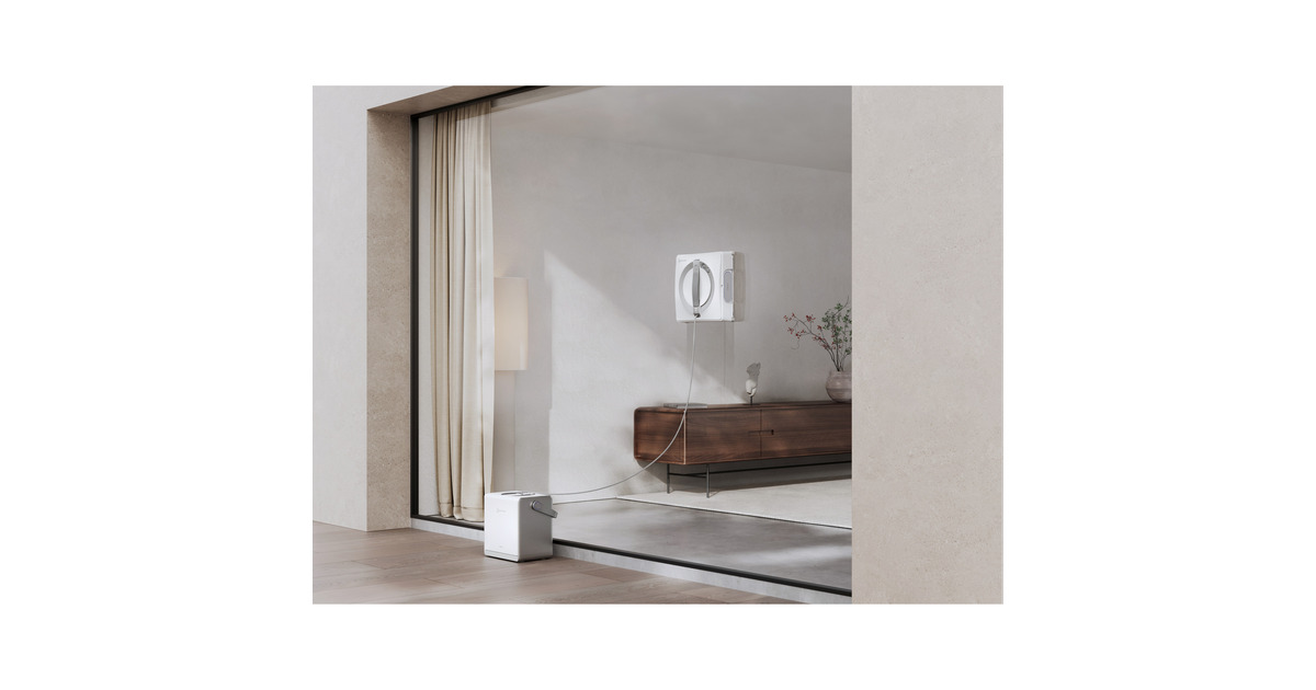 ECOVACSWINBOT W2 PRO OMNI raamreiniger  (Wit, 126 watt, met draagbaar dockingstation)