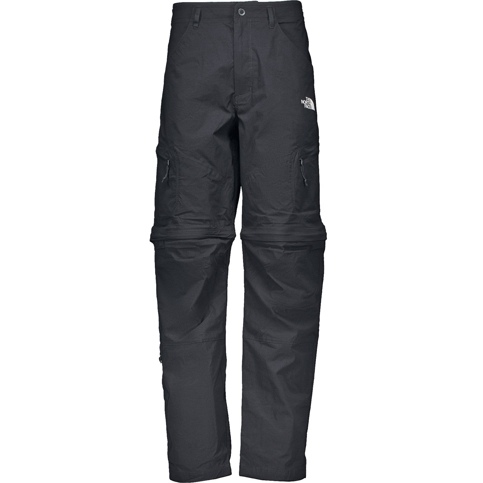 The North Face Herren-Trekkinghose Zip-off Exploration Conv Reg Tapered schwarz, 32