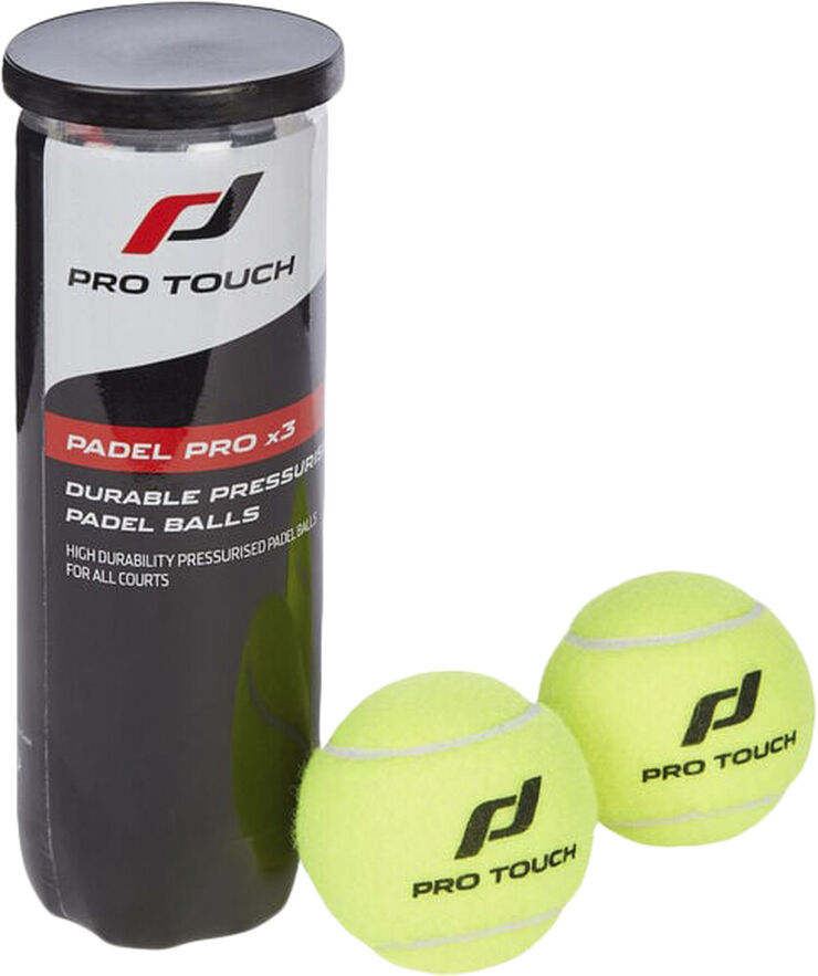 Pro Touch Spin padelbold, 3 styk Gul