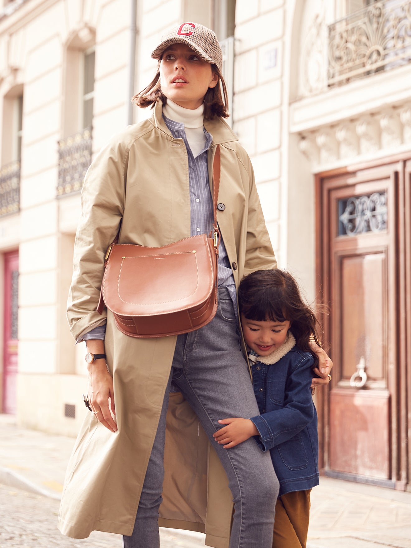 Sac demi-lune Colette - Collection Maroquinerie Cyrillus