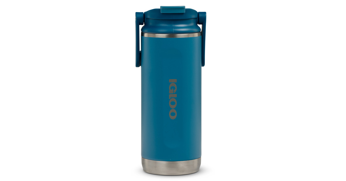 IglooFlip ‘n’ Sip Tumbler 16 oz, 0,47 liter drinkfles  (Blauw)