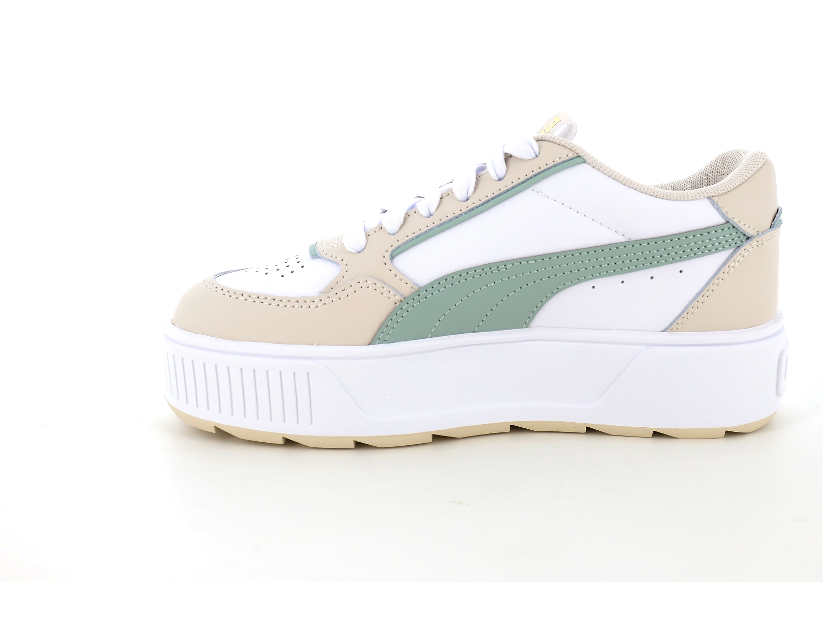 Puma-387212 Synthétique Blanc Vert