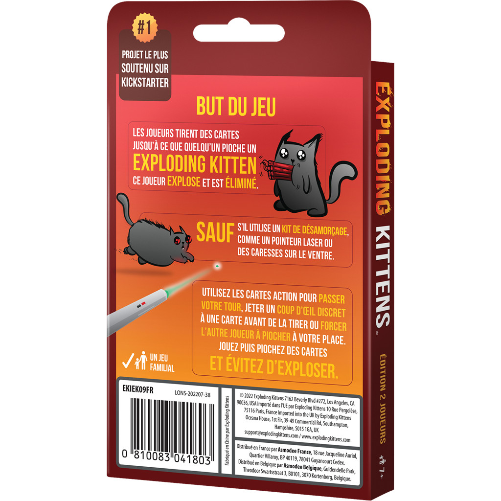 Exploding Kittens : édition 2 joueurs