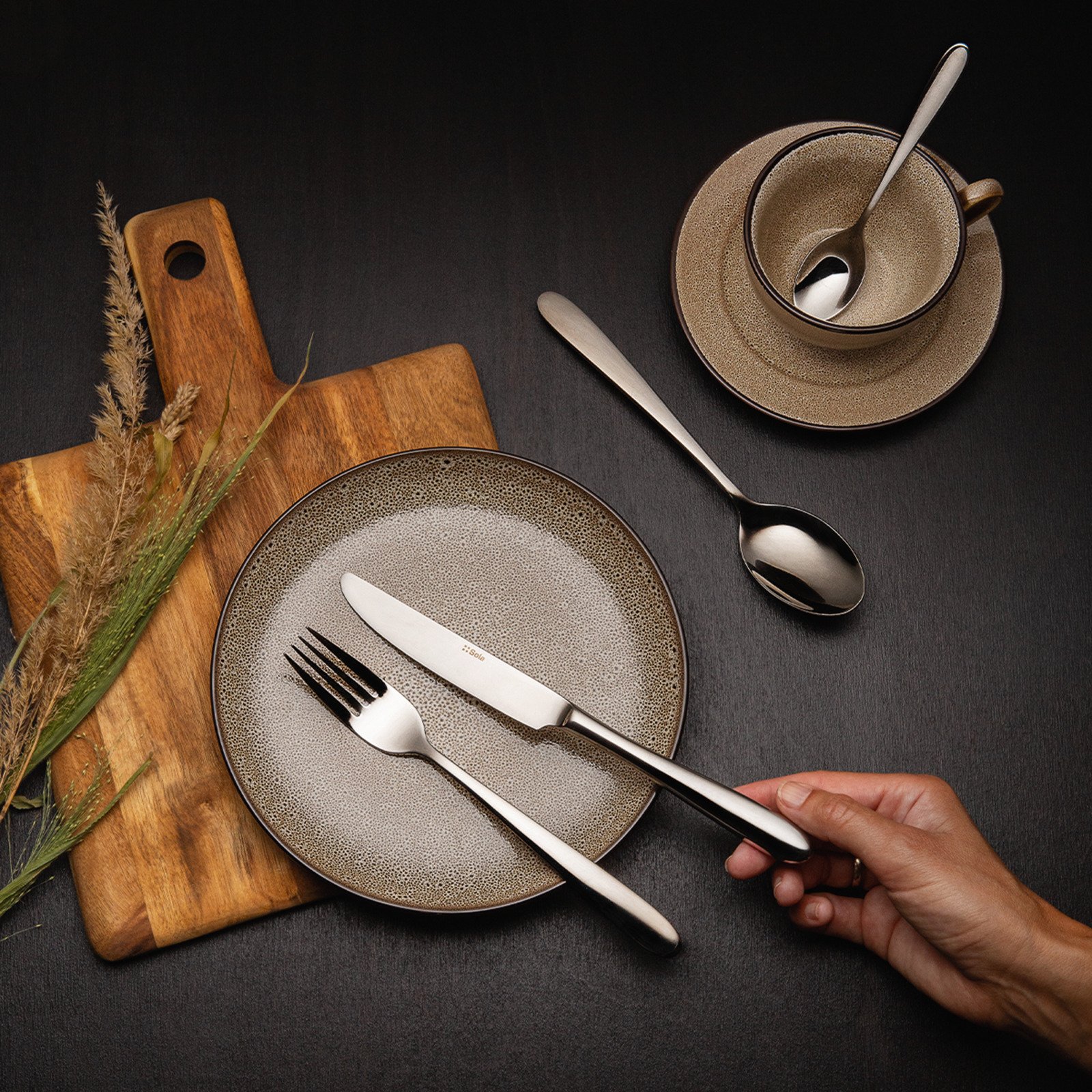 Lunasol Teller Coupe Elements 20cm 4-teilig