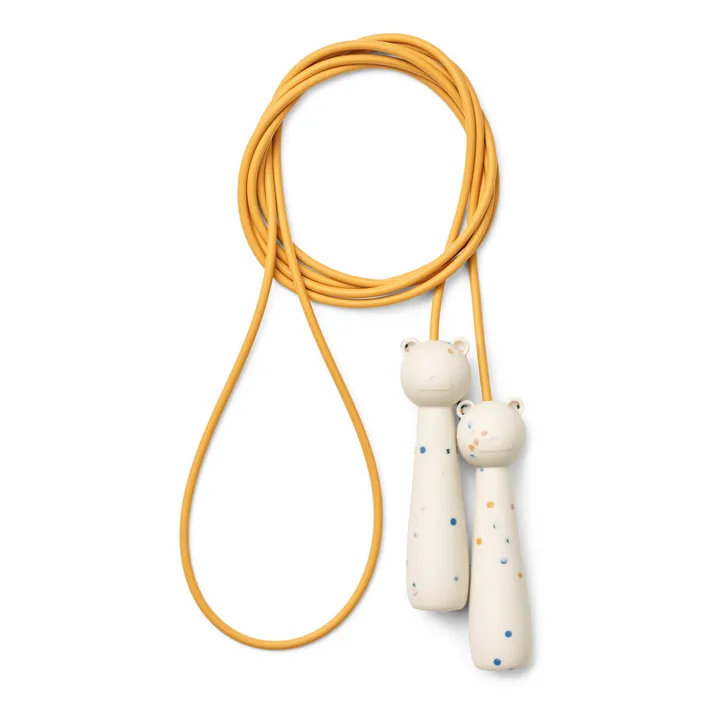 Liewood Corde à sauter Birdie en silicone | Splash dots/Sea shell