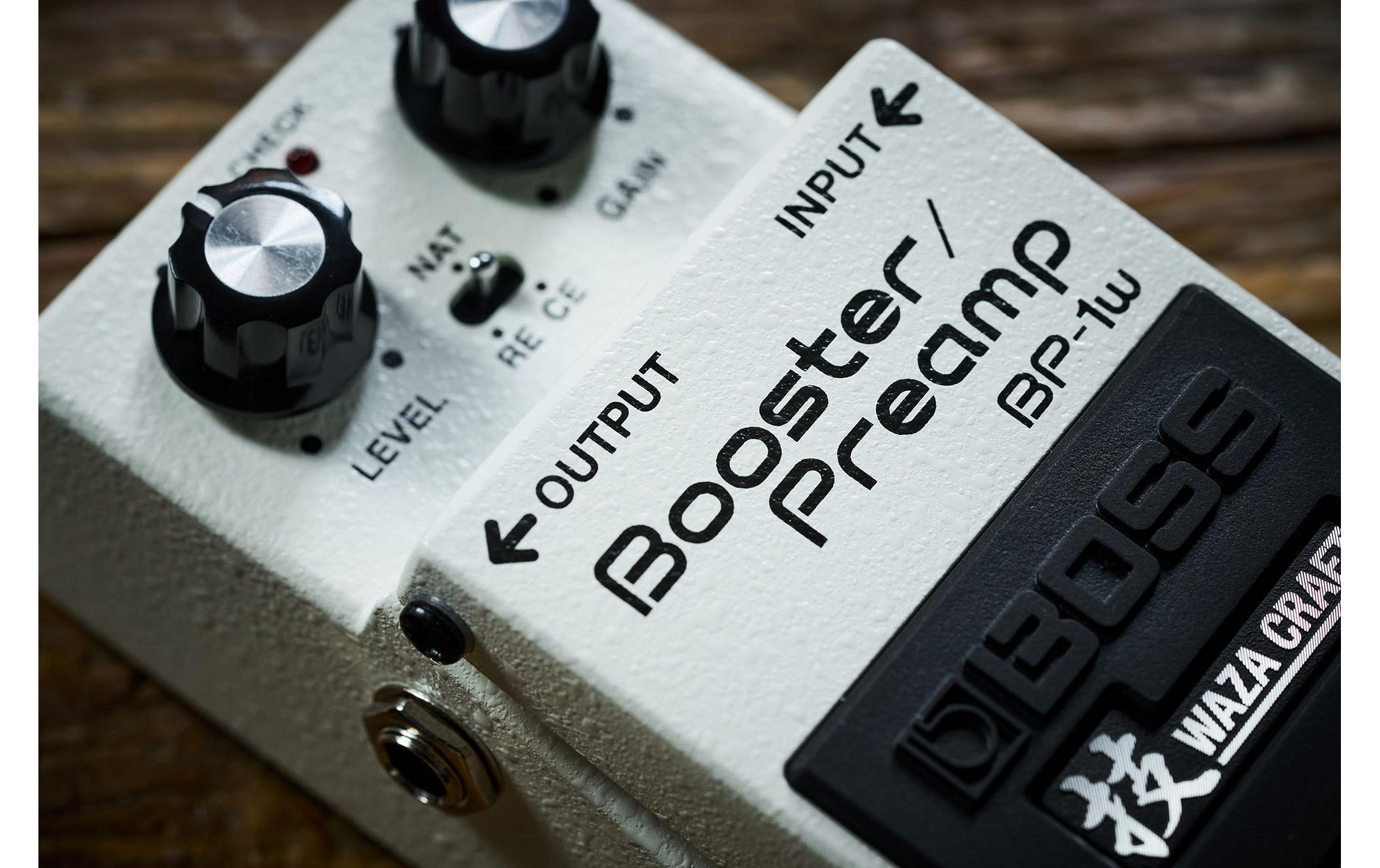 Pedal BP-1W<br>Natürlicher Clean-Booster und ikonische Vorverstärker-Sounds in einer Box