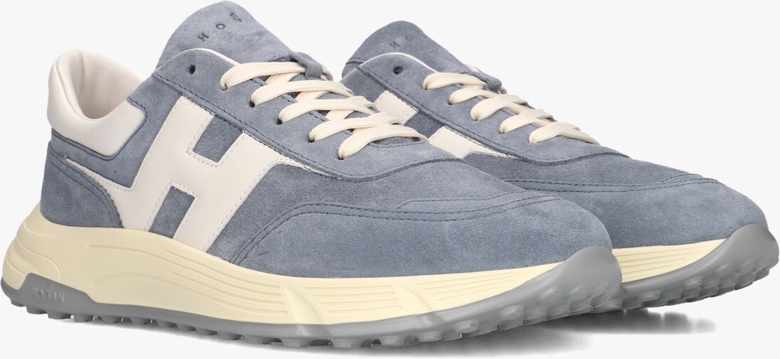 blauwe hogan lage sneakers hyperlight allacciato h