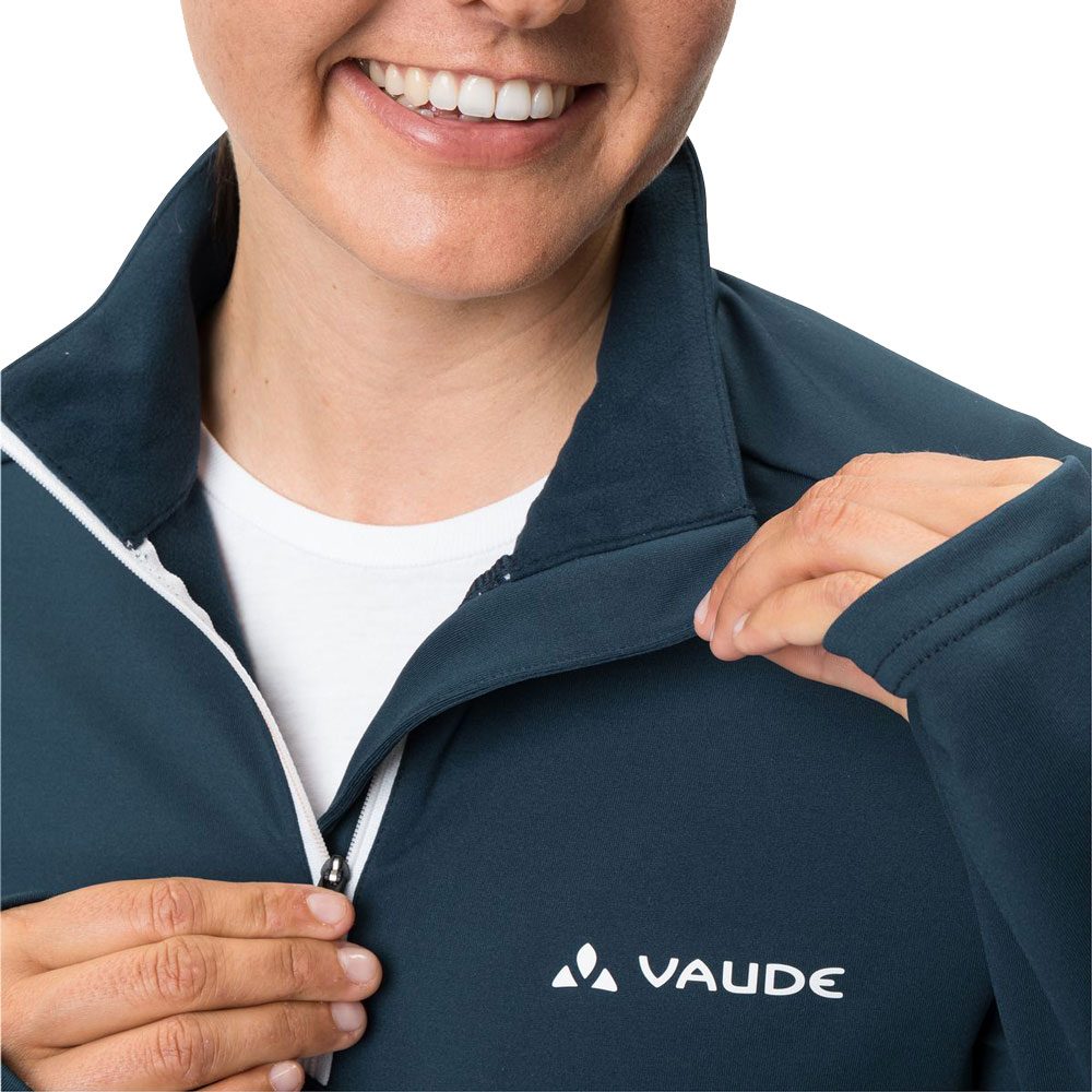 VAUDE Livigno Halfzip II Fleecepullover Damen dark sea uni