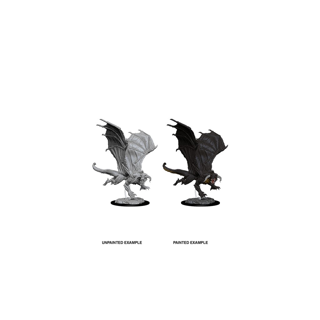 D&D Nolzur's Marvelous Unpainted Miniatures: Young Black Dragon