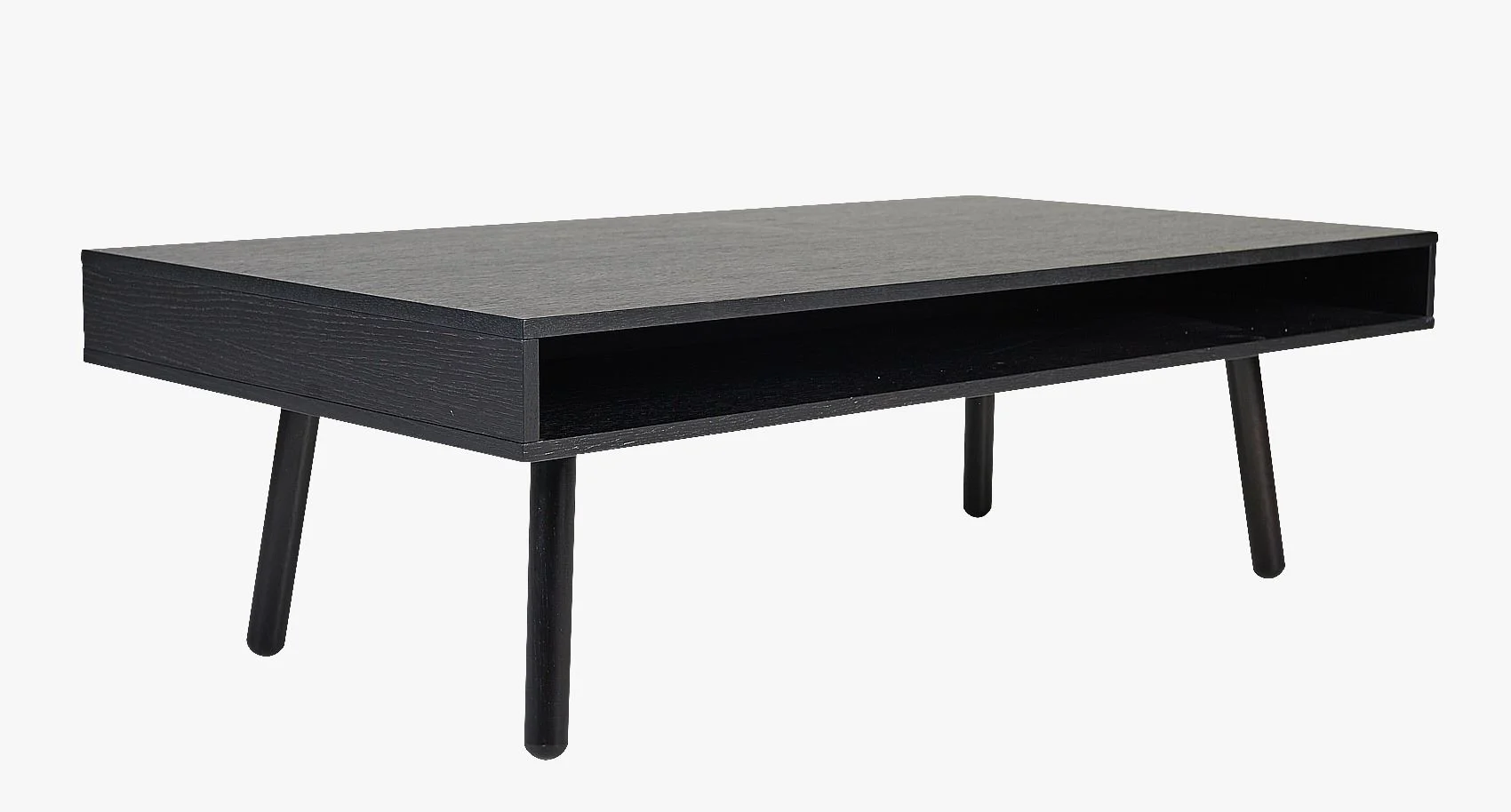 Sofabord høy modell svart - 70x130x48 cm