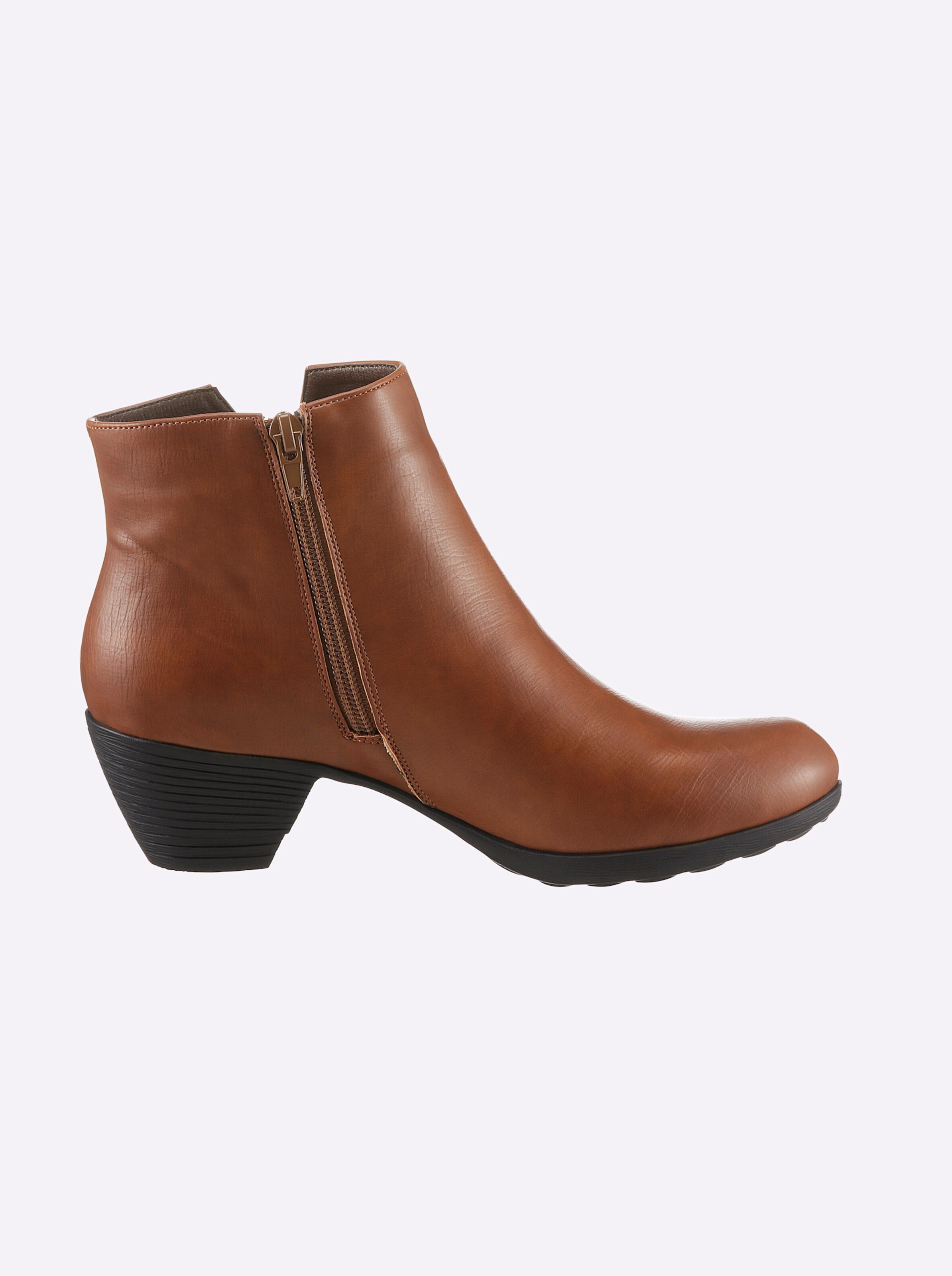 Andrea Conti Stiefelette in cognac