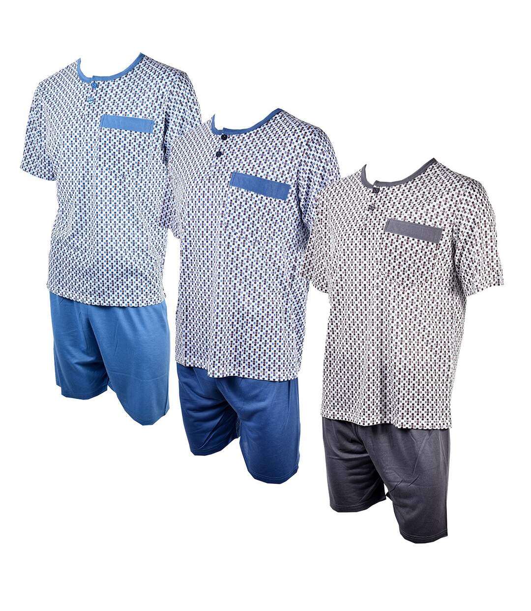 Pyjama Court Homme ECO HOMEWEAR 2941 GRIS