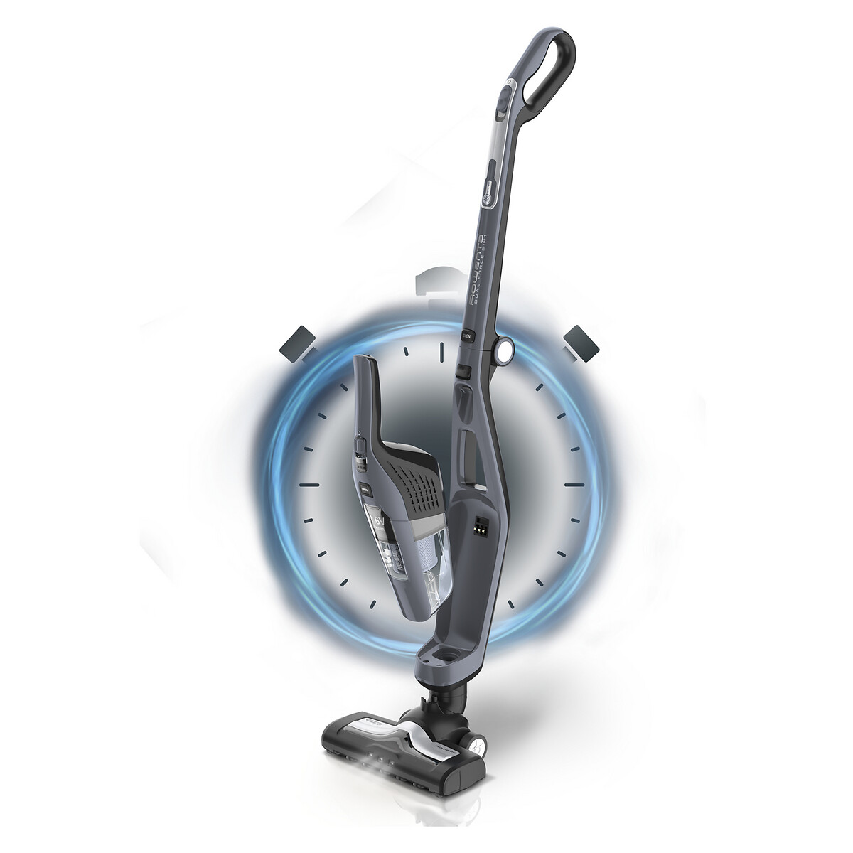 ROWENTA<br>Aspirador de aço Dual Force 2 em 1 RH6756WO