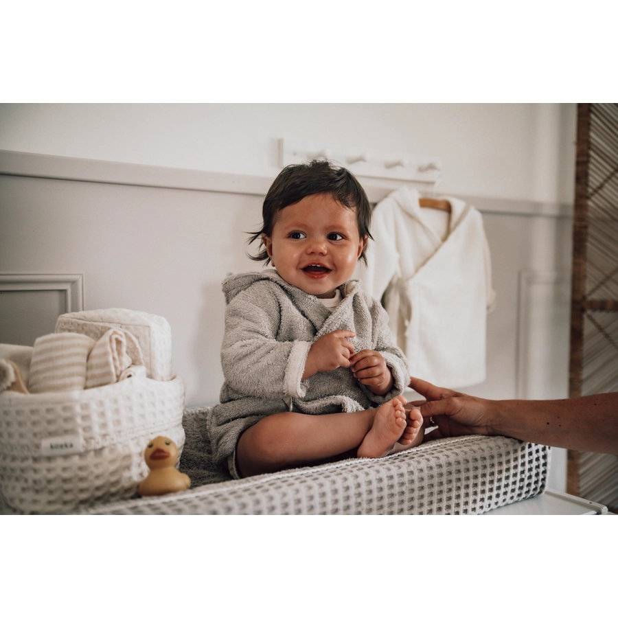 koeka Baby Bademantel Dijon Daily Taupe