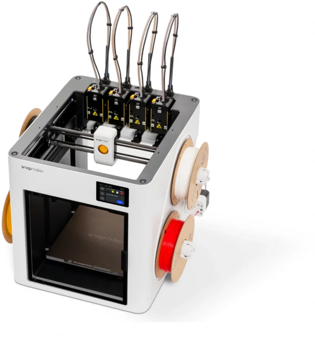 Snapmaker  U1    Multicolor 3D-Drucker mit vier Toolheads für automatischen Materialwechsel