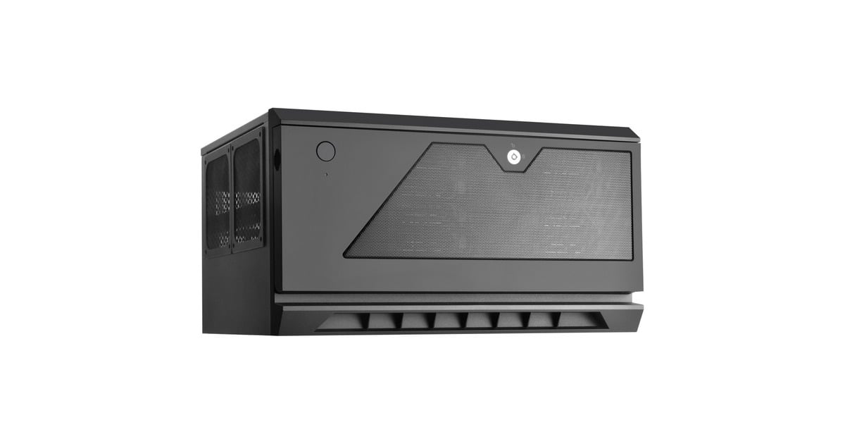 SilverStoneCS381B v1.1 rack behuizing  (Zwart | 2x USB-A 3.2 (5 Gbit/s) | 2x Audio)