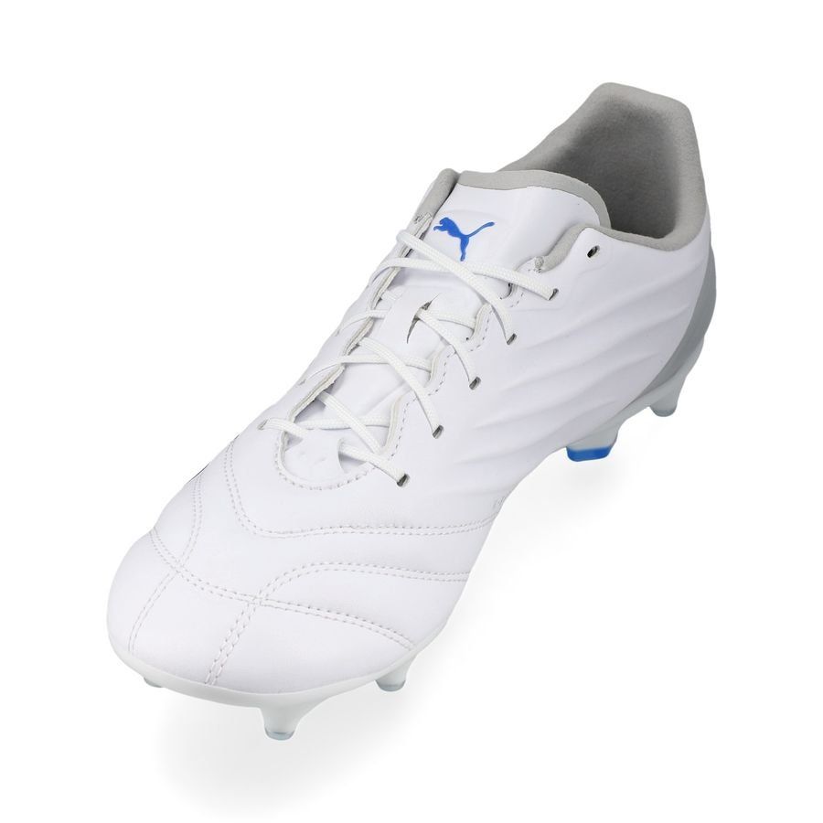 PUMA King Pro SG Formula - Blanc/Bleu/Flat Light Gray