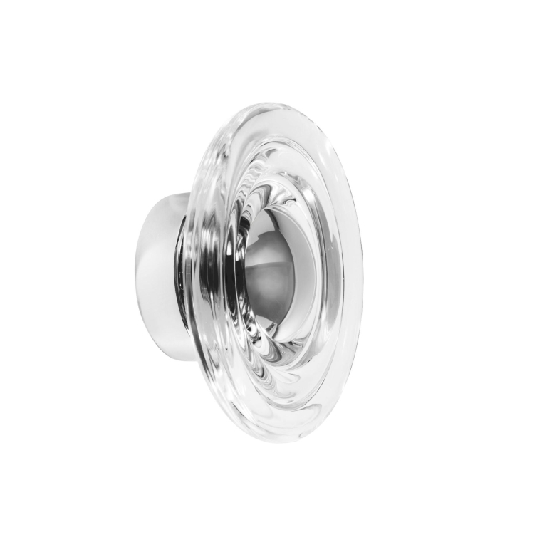 Tom Dixon Press wandlamp LED mini Ø21.5 transparant