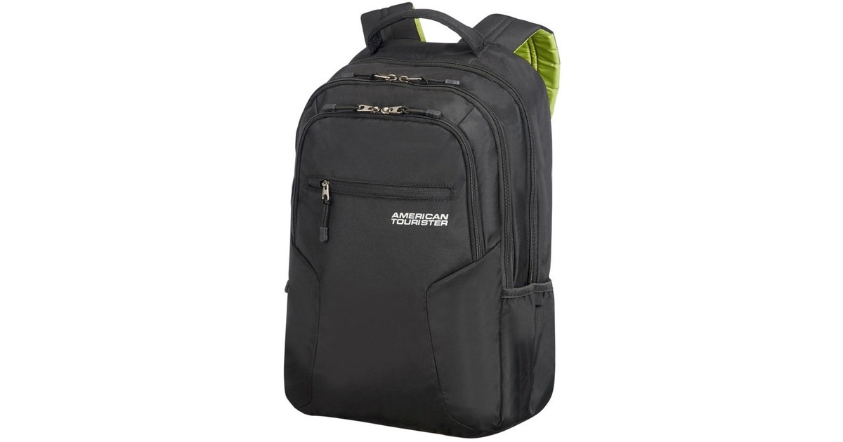 SamsoniteAmerican Tourister Urban Groove 6 rugzak 15.6 inch  (Zwart/lichtgroen)