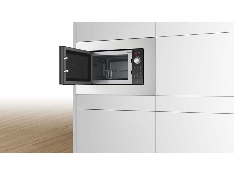 Bosch Einbaumikrowelle BEL623MS3 Silber Einbau-Mikrowelle aus Edelstahl