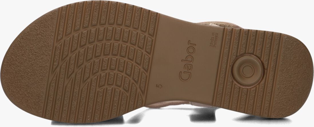 beige gabor platte sandalen 746