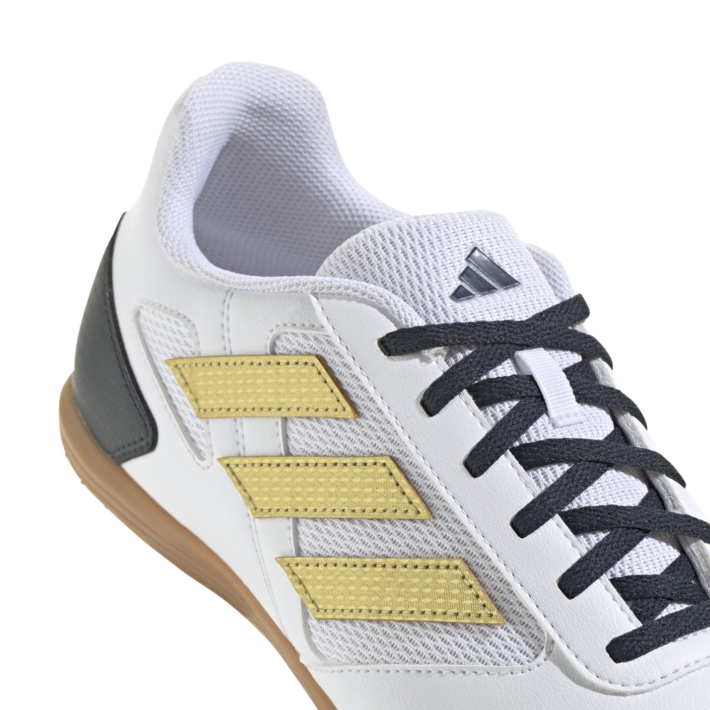 Adidas Super Sala 2 Zaalvoetbalschoenen (IN) Wit Zwart Goud